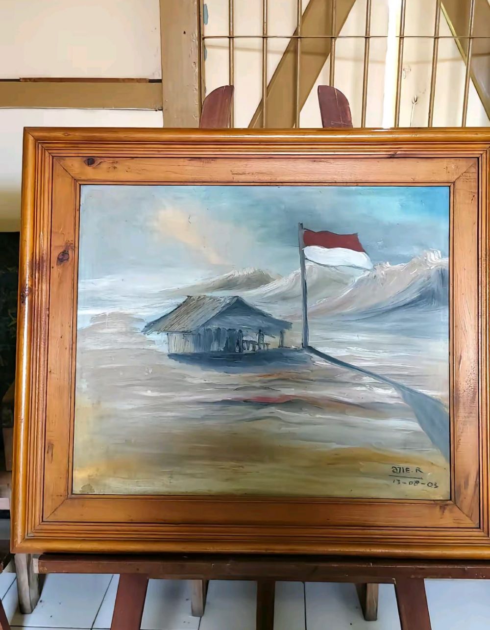 lukisan pasien rsj © TikTok