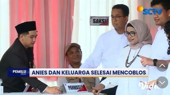 gaya pasangan capres-cawapres nyoblos © 2024 brilio.net