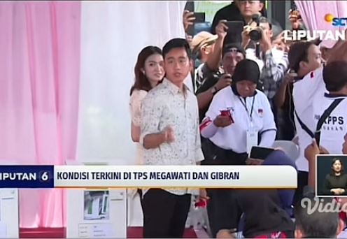 gaya pasangan capres-cawapres nyoblos © 2024 brilio.net