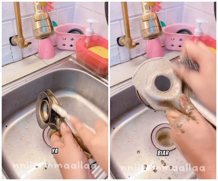 Tak perlu direndam cuka dan sitrun, ini trik bersihkan corong burner kompor yang hitam dan berminyak