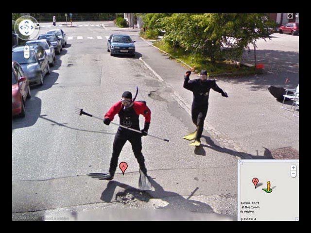 13 Potret peristiwa lucu yang tertangkap kamera Google Street View © X