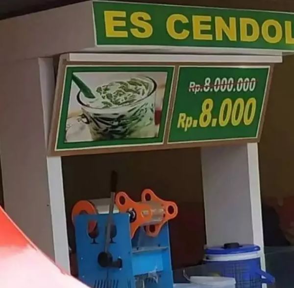 Potret kocak harga menu di warung makan Berbagai sumber