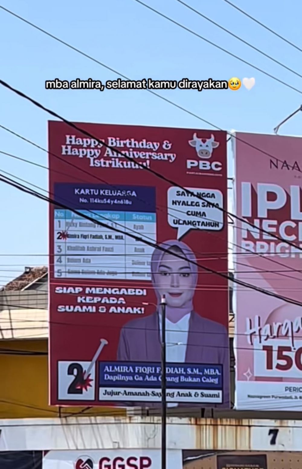 ucapkan ulang tahun di billboard © TikTok ucapkan ulang tahun di billboard © TikTok