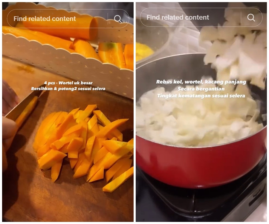 Tahan 2 hari di suhu ruang, trik wanita masak sayur urap ini bikin bumbunya meresap dan tak mudah asam