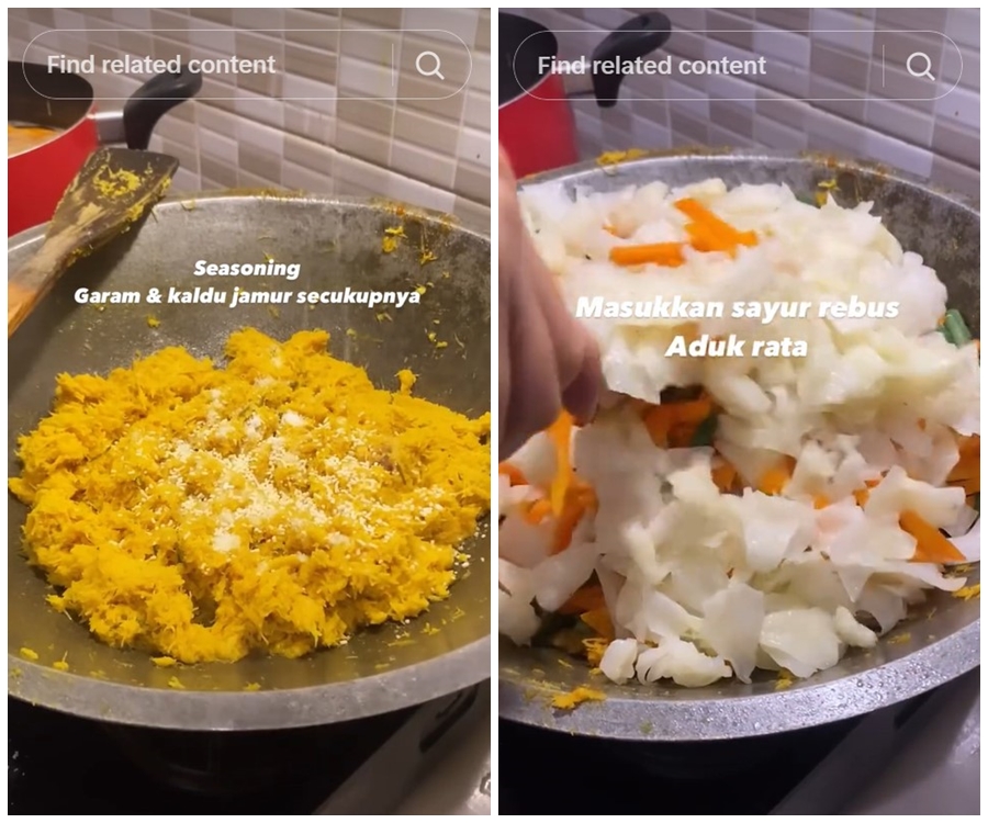 Tahan 2 hari di suhu ruang, trik wanita masak sayur urap ini bikin bumbunya meresap dan tak mudah asam