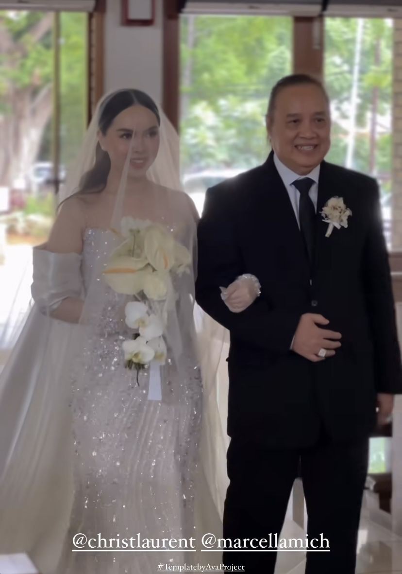 pernikahan Chris Laurent © Instagram