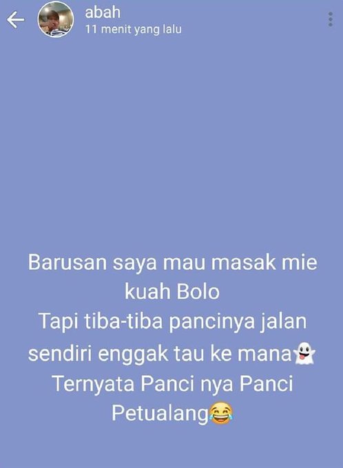 10 Status WhatsApp lucu bapak-bapak salah kata ini bikin gagal paham maknanya © X