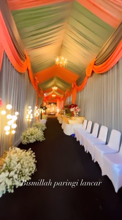 dekorasi syukuran anak pertama Bella Bonita © Instagram