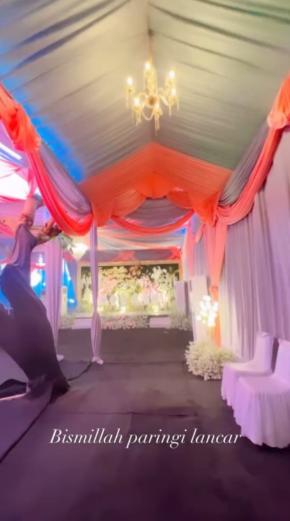 dekorasi syukuran anak pertama Bella Bonita © Instagram