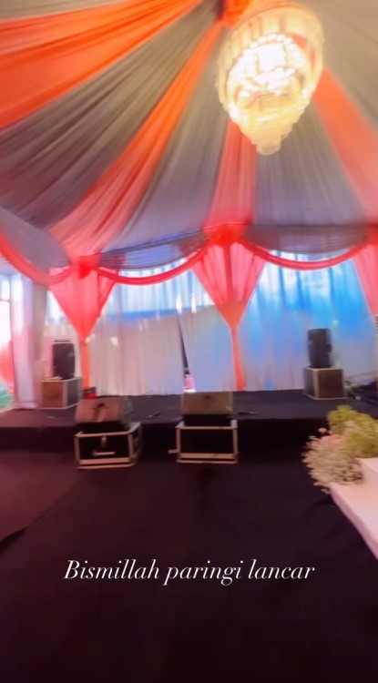 dekorasi syukuran anak pertama Bella Bonita © Instagram