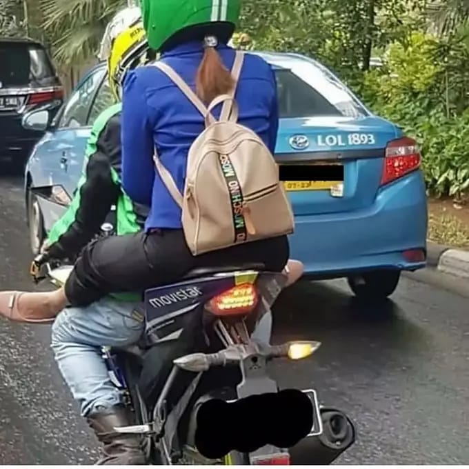 dibonceng nyeleneh abis berbagai sumber