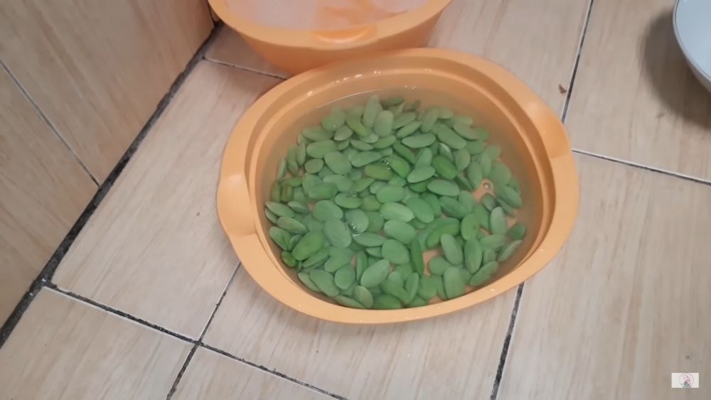 Bukan direndam minyak goreng, ini cara menyimpan petai kupas agar awet berbulan-bulan