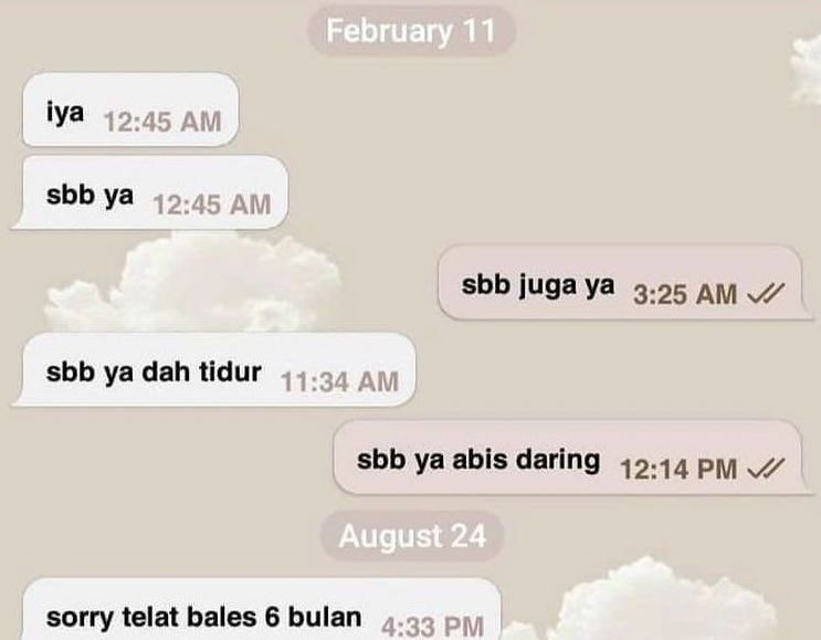 Chat lucu PDKT ini balasannya nyelekit abis Berbagai sumber
