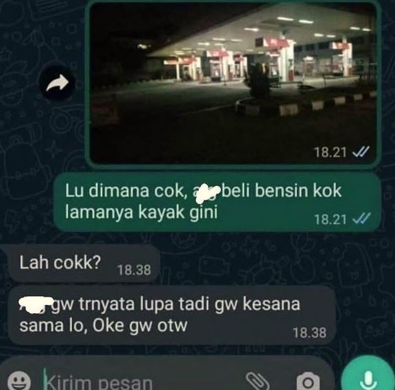 Chat lucu random Berbagai sumber