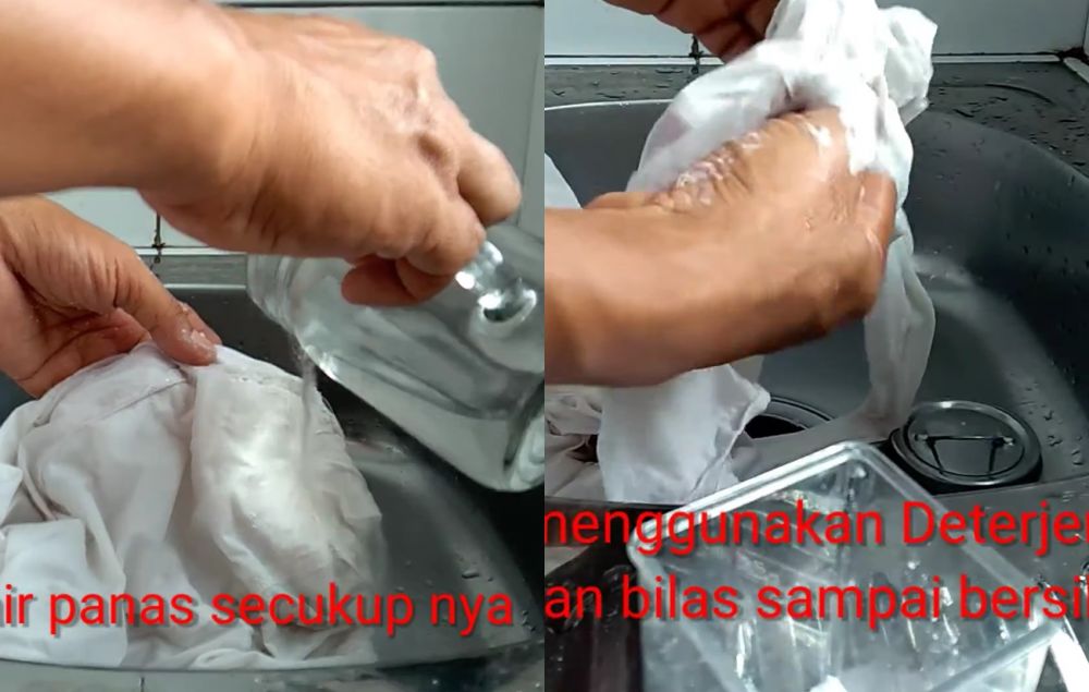 Tanpa pemutih, ini trik ampuh hilangkan noda deodoran di ketiak baju pakai tambahan 1 bahan dapur