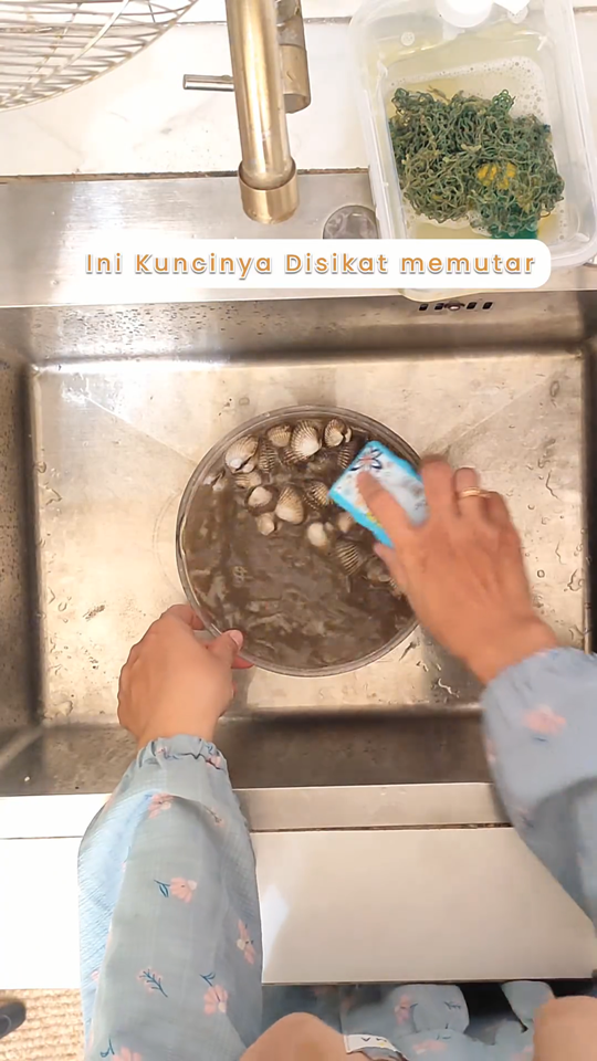 Tak perlu disikat satu per satu, ini cara cepat bersihkan kerang dara cuma pakai 1 bahan dapur