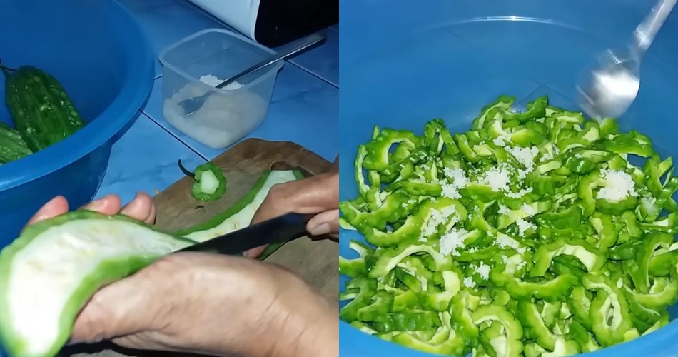 Tanpa diremas cuka, trik emak-emak hilangkan rasa pahit pada pare ini cuma butuh 1 bahan dapur