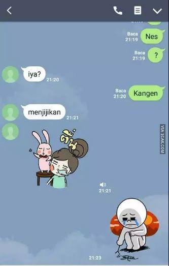 Chat lucu kangen ke mantan Berbagai sumber
