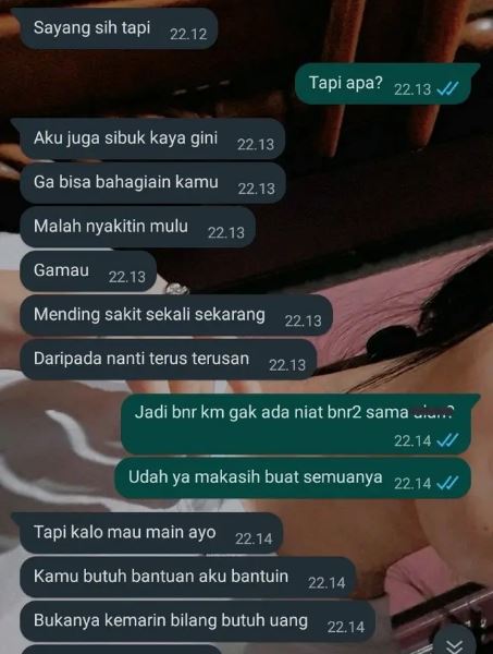 Chat lucu sok tegar pas putus sama pacar Berbagai sumber
