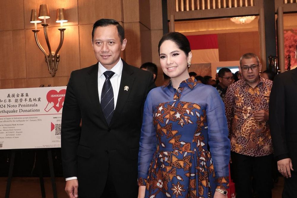 Gaya Annisa Pohan dampingi suami hadiri ultah Kaisar Jepang © 2024 brilio.net