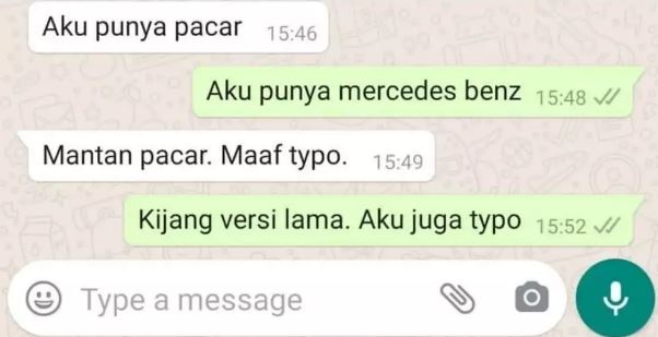Chat lucu hadapi pacar matre Berbagai sumber Chat lucu hadapi pacar matre Berbagai sumber