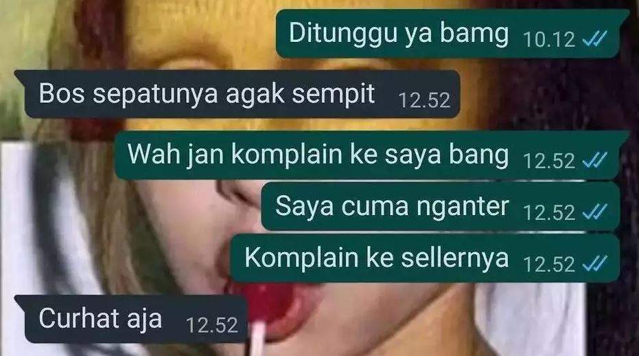 Chat terlanjur salah sangka Berbagai sumber