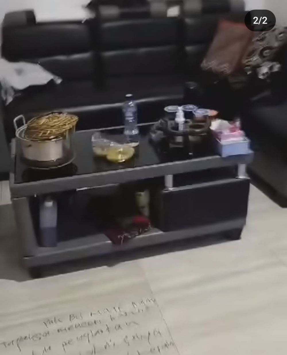 pencuri bikin tulisan © Instagram