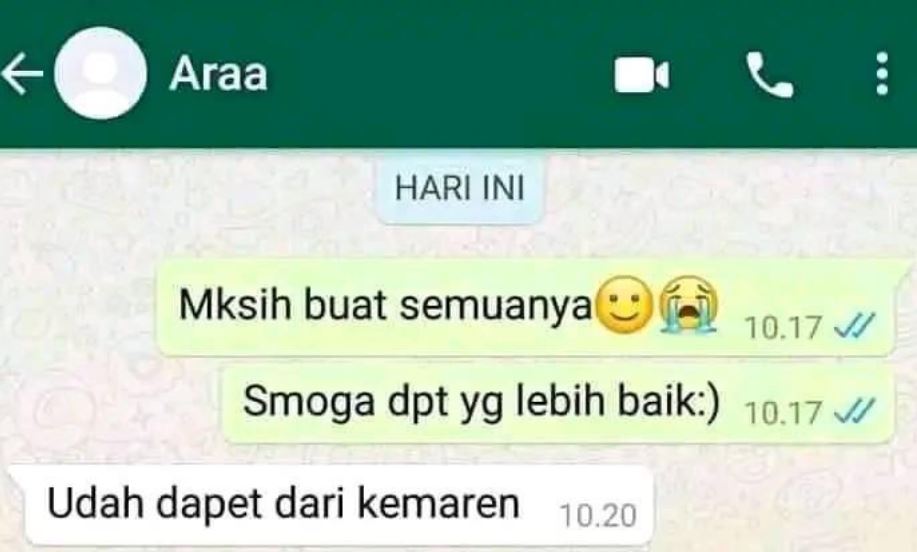 Chat lucu jadi pelampiasan Berbagai sumber