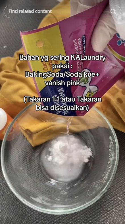 Tak perlu disikat, begini cara basmi noda deodoran di ketiak baju pakai tambahan 1 bahan dapur