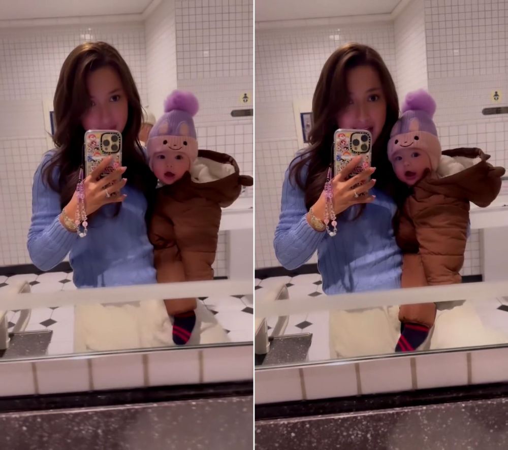 wajah anak jennifer coppen © Instagram