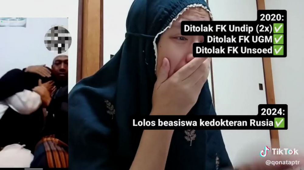 4 kali gagal masuk kuliah © TikTok 4 kali gagal masuk kuliah © TikTok