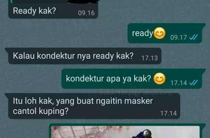 Chat lucu memperbaiki typo Berbagai sumber