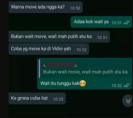 Chat lucu memperbaiki typo Berbagai sumber