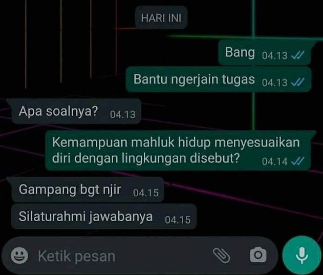 Chat lucu meminta dan memberi saran Berbagai sumber Chat lucu meminta dan memberi saran Berbagai sumber