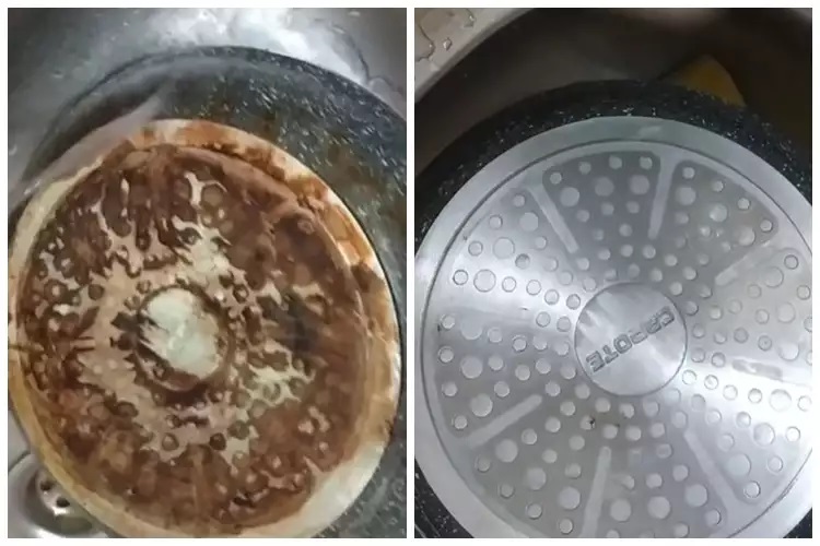 15 Cara membersihkan kerak gosong di pantat panci, praktis andalkan bahan sederhana