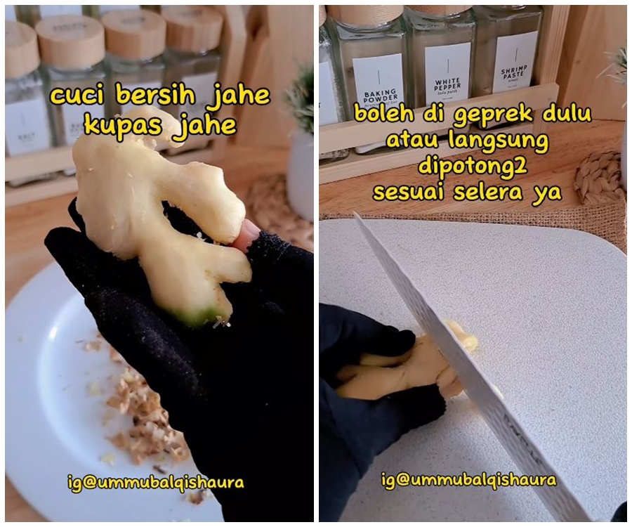 Bukan direndam air, ini cara menyimpan jahe agar tak kering dan keriput hingga berbulan-bulan