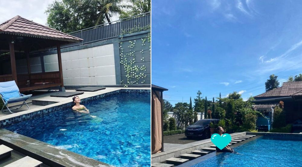 kolam renang vila artis © berbagai sumber