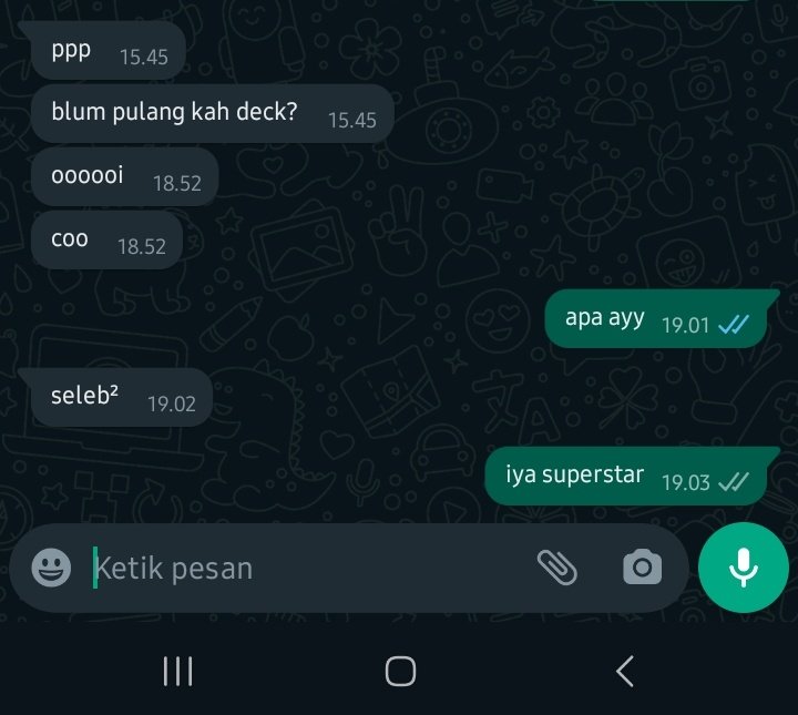 Chat lucu orang pacaran ini bikin gagal romantis © X