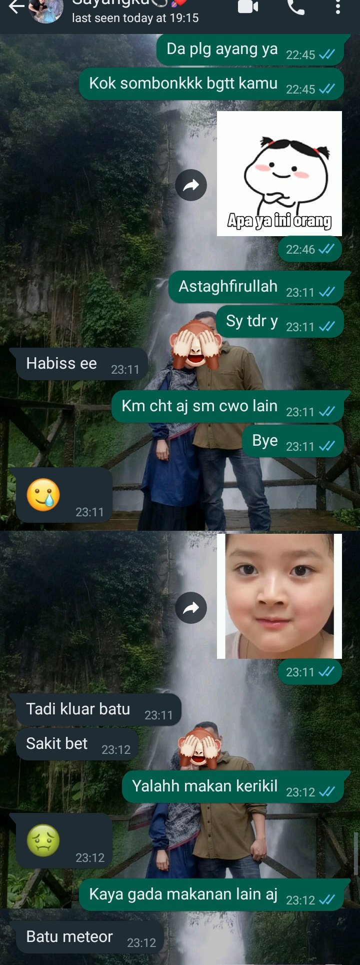 Chat lucu orang pacaran ini bikin gagal romantis © X