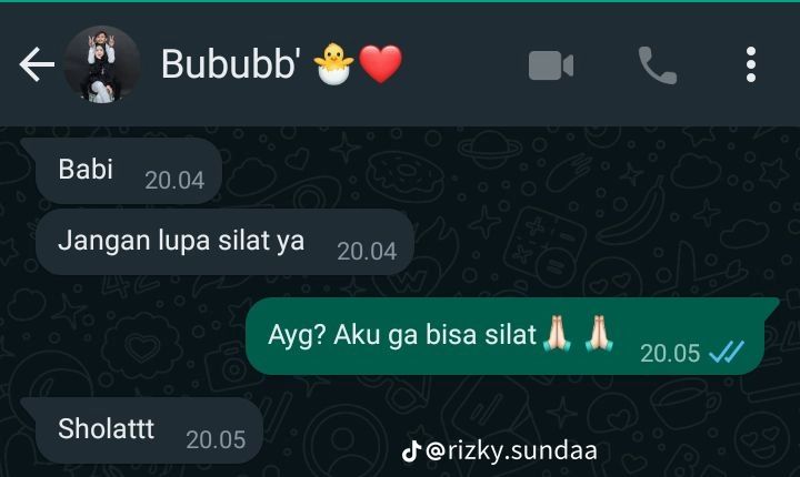 11 Chat lucu typo sama pacar © TikTok