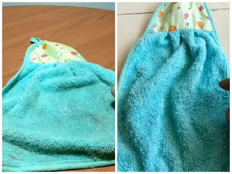 15 Cara membersihkan lap dapur dekil pakai bahan sederhana, warnanya kinclong seperti baru lagi