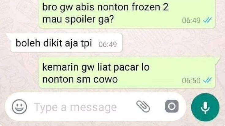 chat lucu dicomblangin teman Berbagai sumber