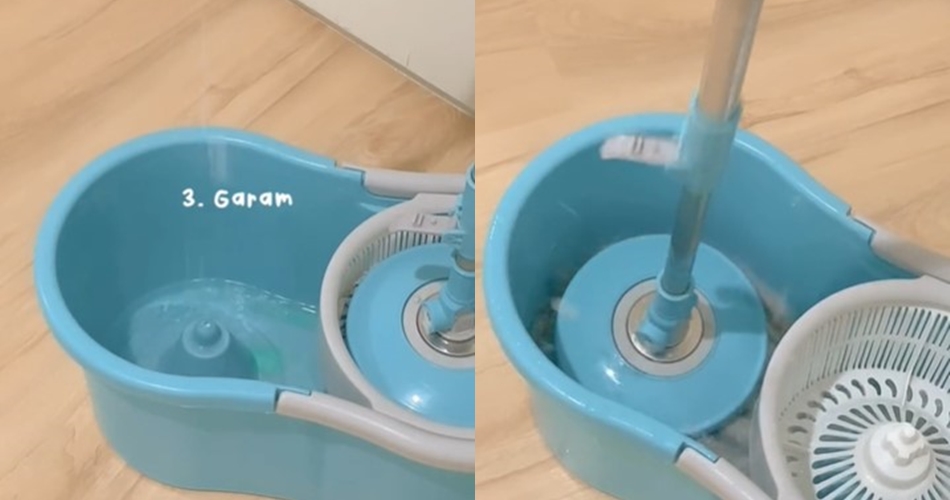 Tanpa diberi cuka, ini trik mengepel lantai agar awet kesat sampai 3 hari cukup pakai 2 bahan dapur
