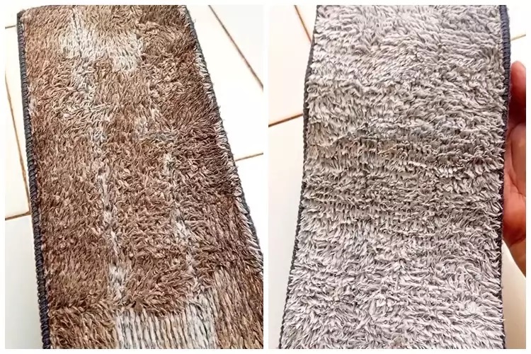 15 Cara membersihkan kain pel pakai bahan dapur, hasilnya bersih dan kesat seperti baru