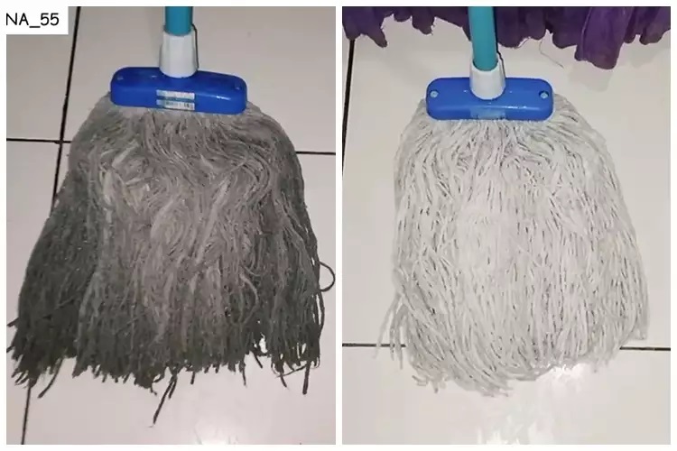 15 Cara membersihkan kain pel pakai bahan dapur, hasilnya bersih dan kesat seperti baru