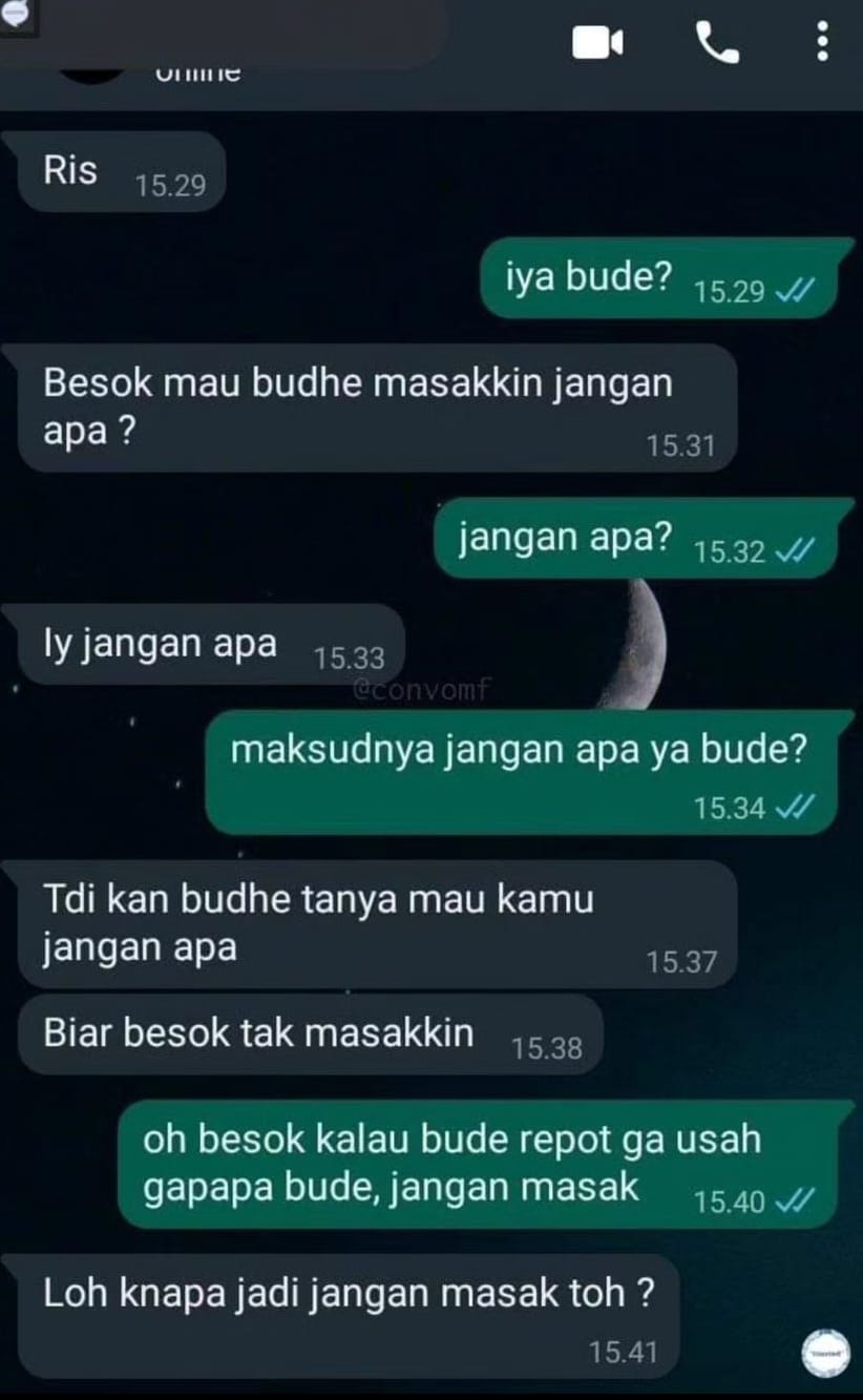 chat nggak jelas bikin pusing berbagai sumber