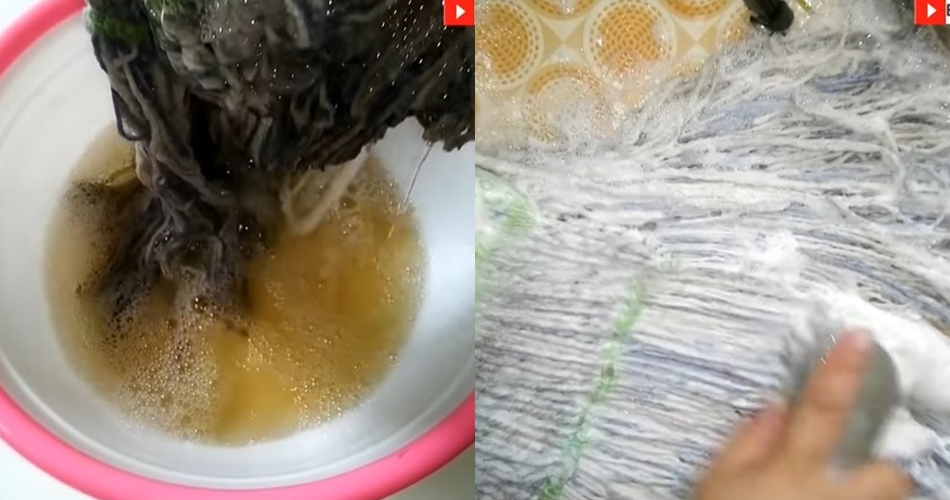 Bukan direndam larutan sitrun, ini cara mencuci kain pel kumal agar bersih cukup tambah 1 bahan dapur