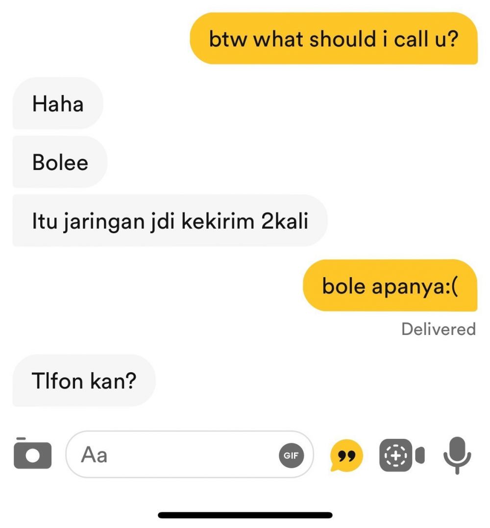 15 Chat lucu kenalan di Bumble ini bikin salah paham © 2024 Twitter