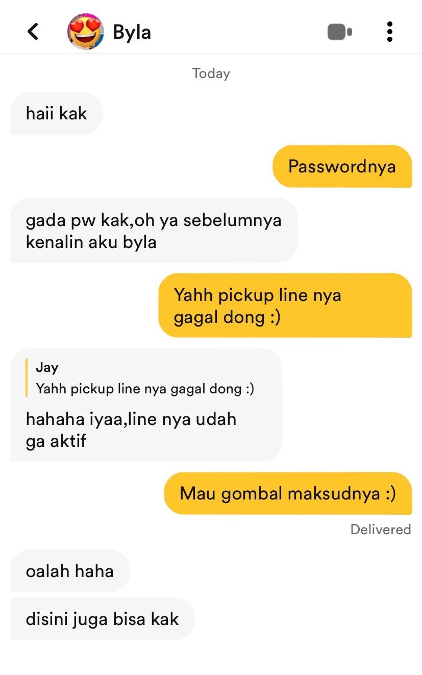 15 Chat lucu kenalan di Bumble ini bikin salah paham © 2024 Twitter