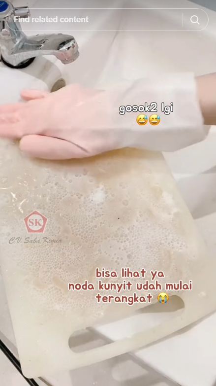 Tak perlu disikat, begini trik bersihkan noda kunyit membandel di talenan plastik pakai 3 bahan dapur